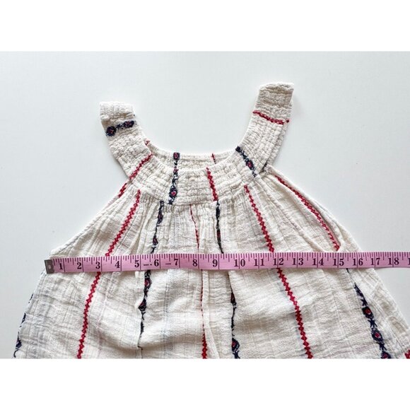 Girl's Anthropologie RAGA Graphic Embroidered Cotton Gauze Tent Dress, Size S - Picture 8 of 10